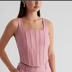 Express | Body Contour Compression Corset Top | Medium, Lavender